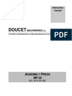 Instruction Manual M01-8519 MP-20 PDF