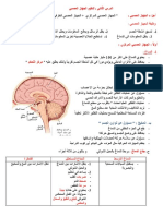 ملخص درس تنظيم الجهاز العصبي أحياء صف ثاني عشر عام فصل أول PDF