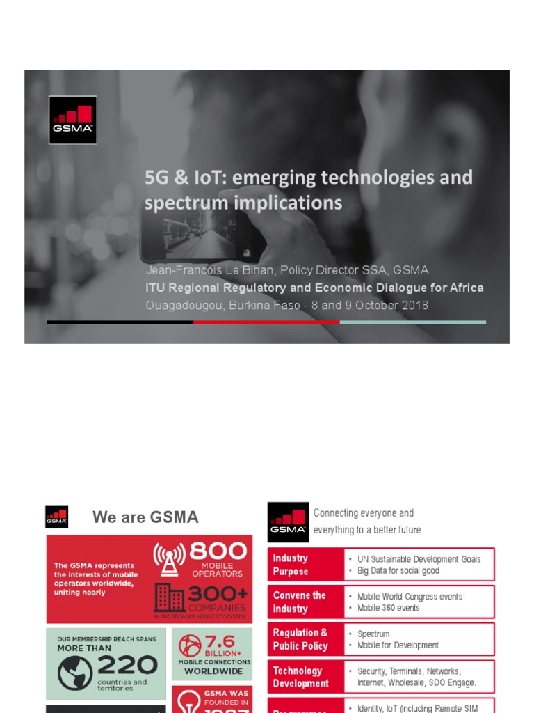 Session 5.1 - GSMA-5G - IoT PDF | PDF | Internet Of Things | Lte ...