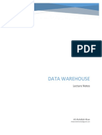 Data Warehouse Notes