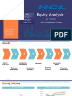 HCL TECHNOLOGIES EQUITY ANALYSIS TARGET PRICE RS. 1324 GROWTH 26.0