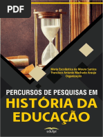 Livro Percursos de Pesquisas Em História Da Educação_e-book