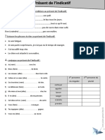 Présent de L'indicatif 