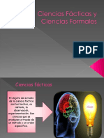 Ciencias fácticas: hechos, observación y experimentación