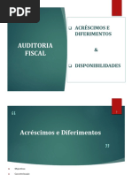 Acrescimos e Diferimentos