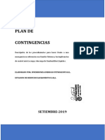 Plan de Contingencias