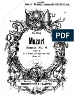 Mozart KV144 Organo