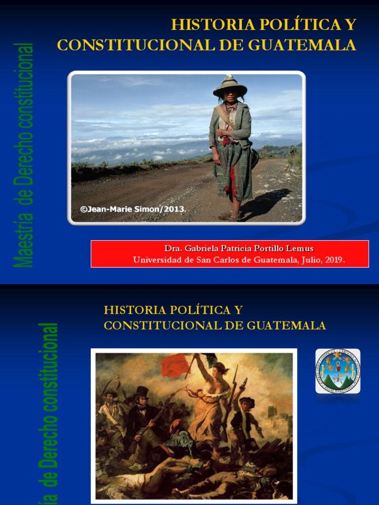 Historia del Constitucionalismo en Guatemala | PDF | Constitución ...