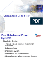 Unbalanced Load Flow: ETAP Workshop Notes © 1996-2009 Operation Technology, Inc