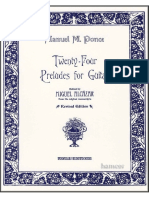 Manuel Maria Ponce - Twenty Four Preludes For Guitar. - (24 Preludios) - Edited Miguel Alcazar. - Tecla Editions PDF
