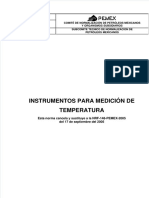 NRF 148pemex2011 Instrumentos de Medicion de Temperatura