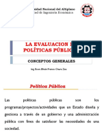 1. Evaluación de Políticas Públicas