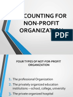 Accounting For Non-Profit Organization