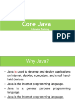 Core Java: Interview Training