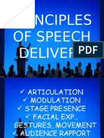 Principles of Speech Delivery
