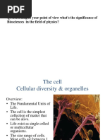 Cellular Diversity (Lec, 4)