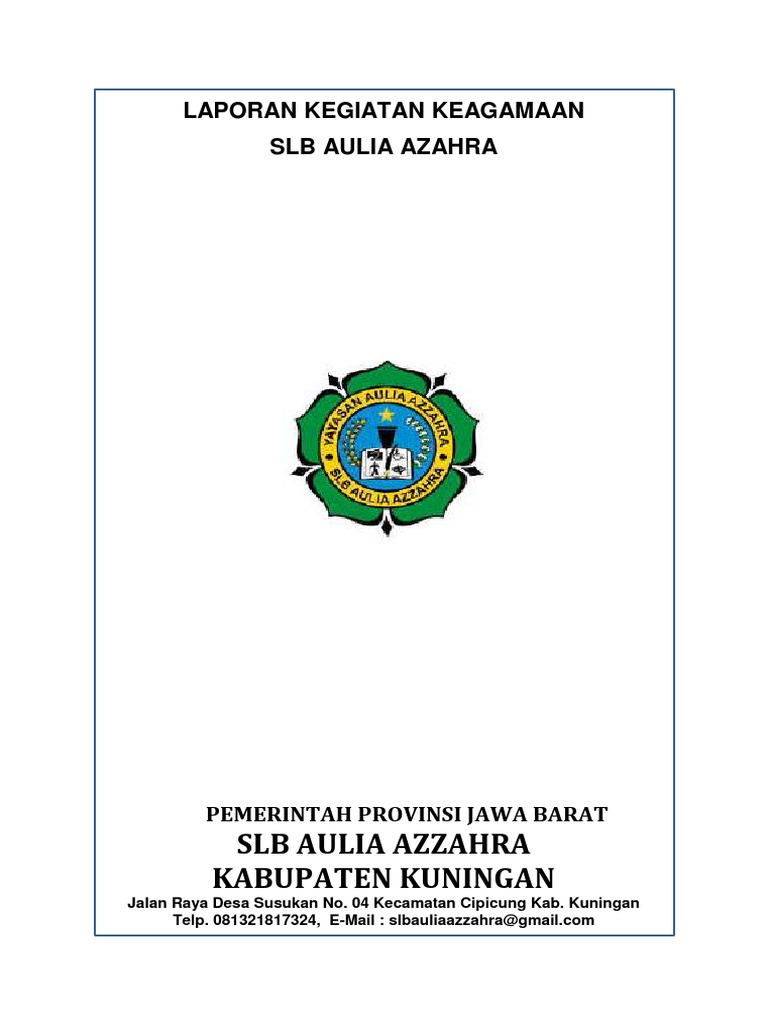 Laporan Kegiatan Keagamaan