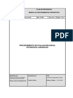 Procedimiento de Evaluacion de Riesgos Laborales