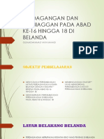 Perdagangan Dan Perniaggan Pada Abad Ke-16 Hingga 18