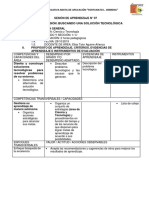 Sesión de Aprendizaje 7-Buscando Una Solucion Tecnologica