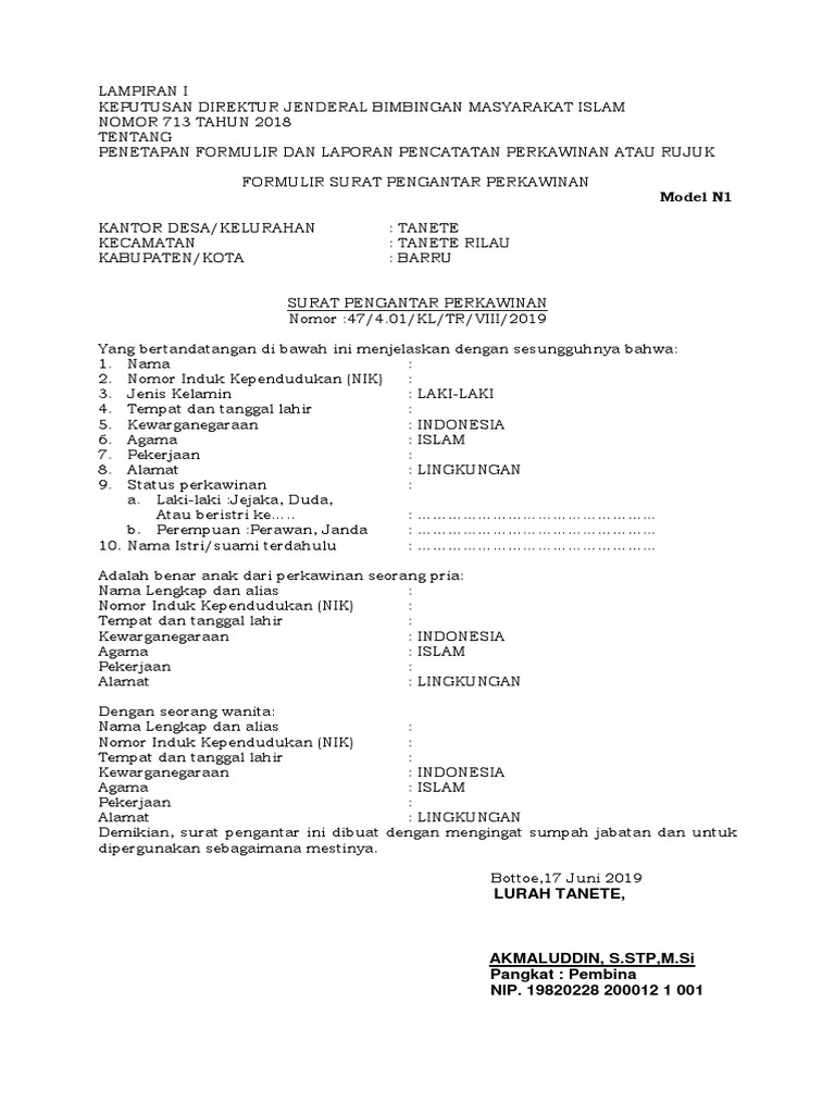 Model N1 N8 Terbaru Pdf