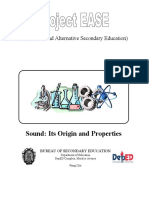 Sound Origin and Properties PDF