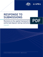 APRA - Response - To - Submissions - Revisions - To - The - Capital - Framework - For - Adis PDF