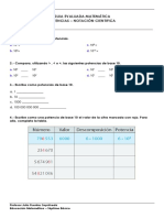 Guia Evaluada Matemática Potencias