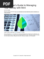 Managing Money With Mint