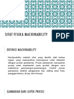 Sifat Fisika Machinability