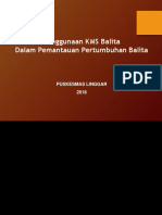 Penggunaan KMS Balita Dalam Pemantauan Pertumbuhan Balita: Puskesmas Linggar 2018