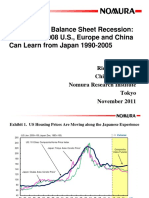 The World in Balance Sheet Recession: What Post-2008 U.S., Europe and China Can Learn From Japan 1990-2005