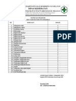 Daftar ALAT Kalibrasi