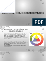 Psicologia de Los Colores Calidos