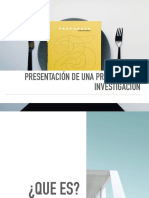 Presentacion de Producto de Investigación