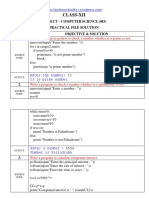 Practicals Solution (2019-20) Class-Xii PDF