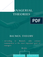 Managerial Theory