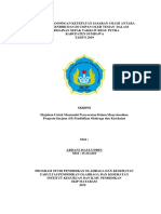 Studi Perbandingan Ketepatan Sasaran Smash Antara Umpan Sendiri Dan Di Umpan Oleh Teman Dalam Permainan Sepak Takraw Regu Putra Kabupaten Sumbawa Tahun 2019