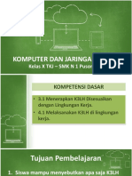 KD 3.1 Menerapkan K3LH Disesuaikan Dengan Lingkungan Kerja