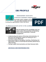 Job Profile Triforce PDF