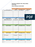 Kalender Kegiatan SMT II PAC IPNU IPPNU Ponorogo