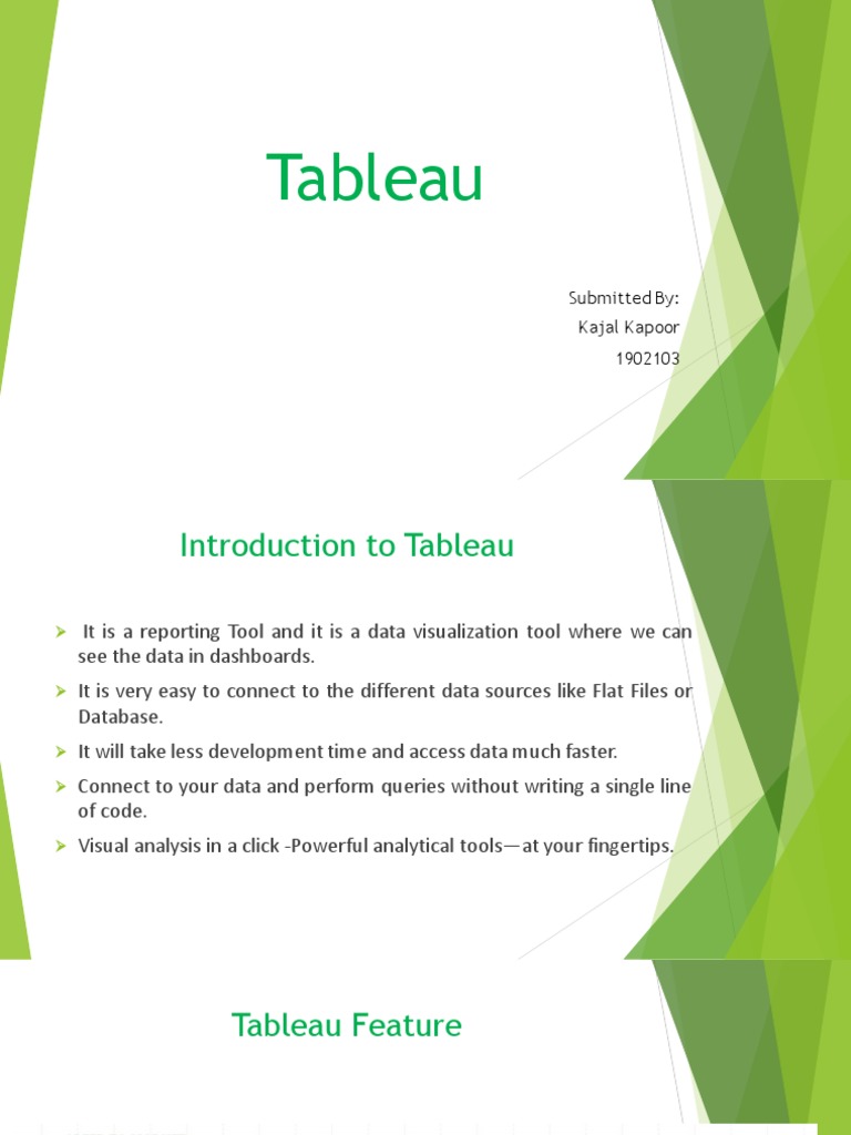 Tableau Tutorial | PDF | Server (Computing) | Computer File