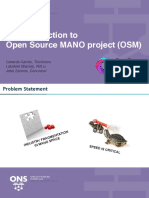 An Introduction To Open Source MANO Project (OSM)