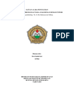 Satuan Acara Penyuluhan Pemberian Kompres Hangat Pada Anak Dengan Demam Typoid