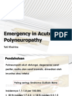 Emergency in Acute Polyneuropathy Sesi IV Dr. Tati Khairina, SP.S