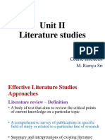 Effective Literature Review