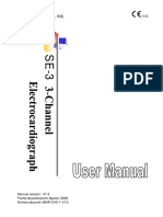 Manual de Usuario Electrocardiografo Edam Se3 PDF