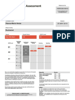 Reference No. results statement