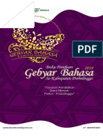 Buku Panduan Gebyar Bahasa 2019 (Asrama Bahasa Darul Hikmah Paiton)