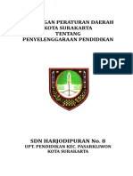 Cover Rancangan Peraturan Daerah Kota Surakarta